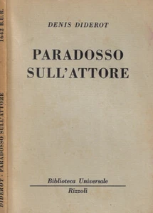 Paradosso sull'attore. . Denis Diderot. 1960. . - Foto 1 di 1