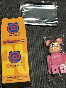 MEDICOM BEARBRICK SERIE 26 Künstler GEHEIMNIS beflockt Liebe Shingo Fugimori - Bild 1 von 1