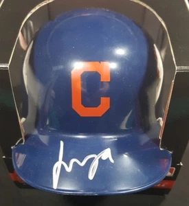Francisco Mejia Autographed Cleveland Indians Mini Helmet w/ JSA Witness COA - Picture 1 of 4
