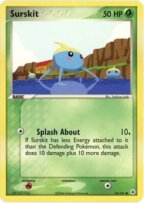 Surskit - 76 - Hidden Legends (HL) 2004 - Pokemon - English - Image 1 of 2