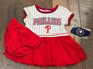 Philadelphia Phillies MLB Toddler Girl's Tutu Dress/Bloomers - NWT - Picture 1 of 10