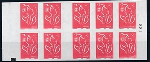 Timbre France CARNET 3744-C9a avec carré noir ref DEL 40/4 - Picture 1 of 1