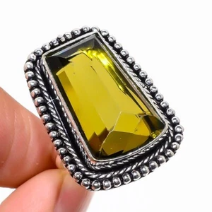 Alexandrite Gemstone Handmade 925 Sterling Silver Jewelry Ring Size 8.50 (US) - Picture 1 of 1