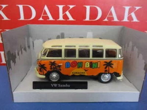 Die cast 1/43 Modellino Furgone Volkswagen T1 Samba Bonbini Curacao - Foto 1 di 4