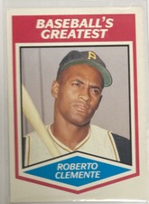 Roberto Clemente 1989 CMC Baseball's Greatest Card #135