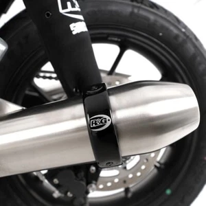 R&G Racing Black Exhaust Protector For 2024-2024 BMW R 12 nineT - Picture 1 of 4