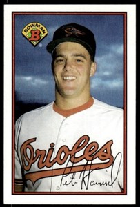 1989 Bowman Baseball Card Pete Harnisch Rookie Baltimore Orioles #4