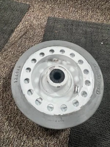 (QTY 1) MaxQuip Aerial Tires 2094055SJ Non-Marking Tire 12x4x8, Gray - Picture 1 of 5