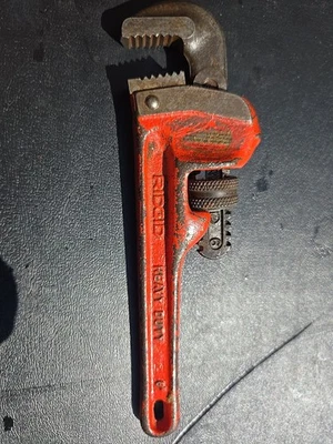 Rigid USA Heavy Duty Small 6" inch Straight Pipe Wrench Good - Image 1 of 4