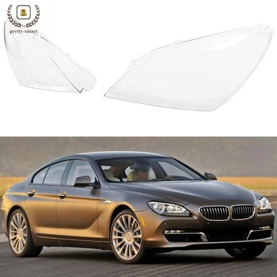 Cubierta de lente de faro para BMW Serie 6 M6 F06 F12 F13 640i 650i cupé 2012-2015 Foto 1 de 4