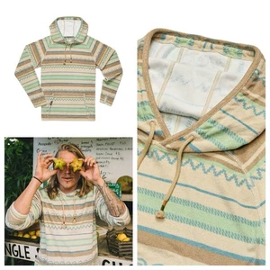 Howler Brothers Terry Cloth Hoodie Mens M Medium Hooded Sweatshirt Smyrna NWOT - Picture 1 of 7