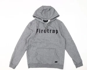 Firetrap Men's Grey Pullover Hoodie M - Picture 1 of 12