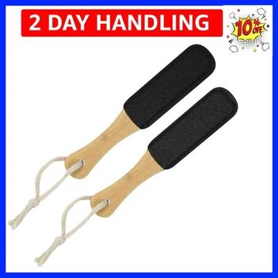 Paquete de 2 piedras pómez para removedor de pies, lima de pies y callos - raspador de pies y E... Foto 1 de 4