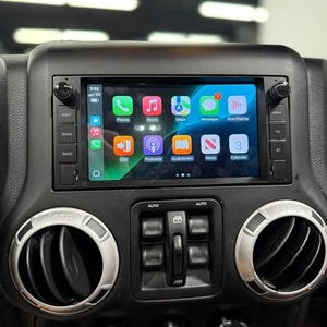 7'' For Jeep Wrangler 2007-2017 2+64G Carplay Android 15.0 Car Stereo Radio GPS - Picture 1 of 18