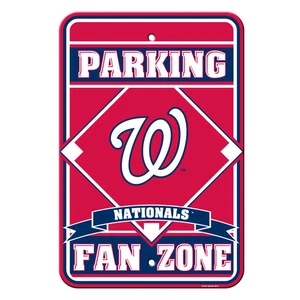 Washington Nationals Sign 12x18 Plastic Fan Zone Parking Style CO - Picture 1 of 1