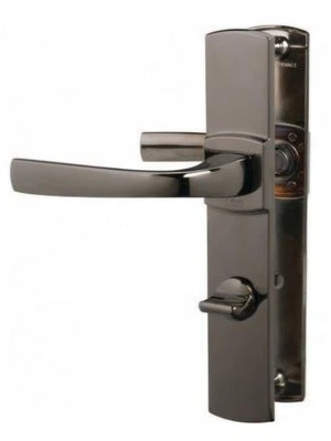 Poignée de porte intérieure Vachette Muze Diamant noir Condamnation Entraxe 195