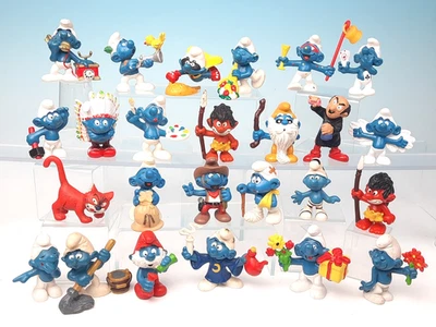 SCHLEICH Bully  -- 25x Schlümpfe -- Gargamel Uropa Wilder Alchimist Supermann ++ - Bild 1 von 4