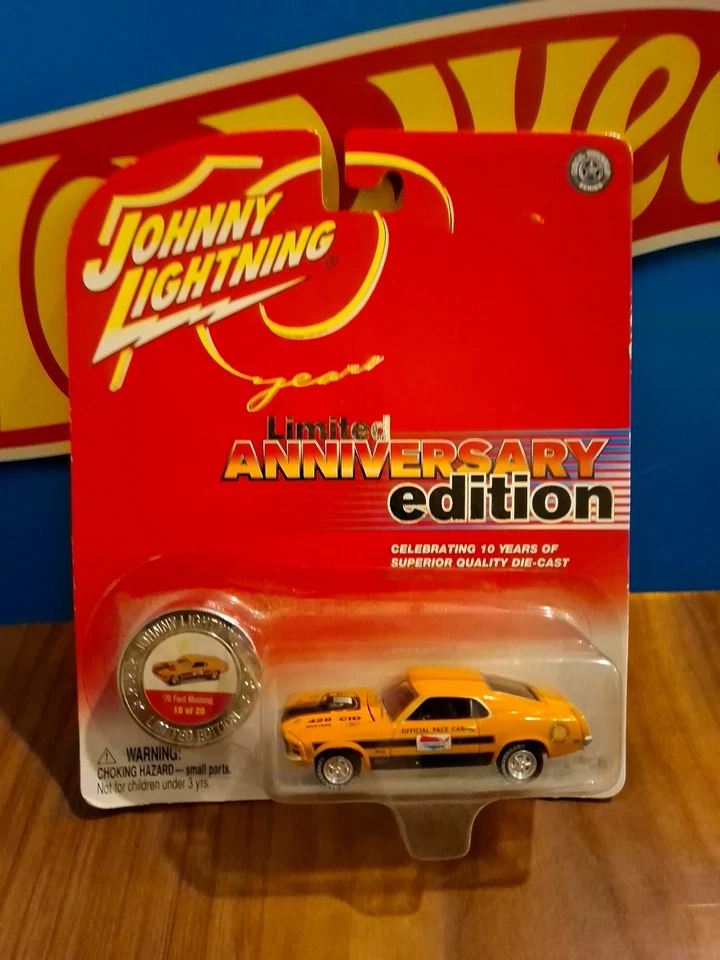 Johnny Lightning Limited Anniversary Edition 1970 Ford Mustang 18/20 🔥A10 - Image 1 of 4