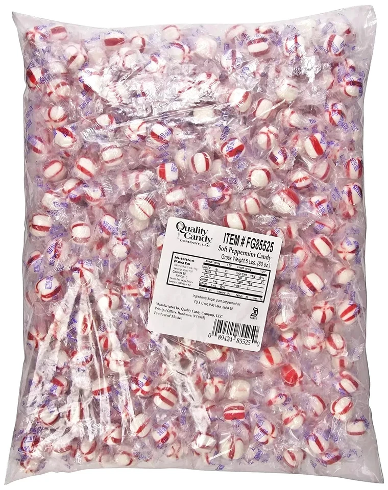 King Leo Soft Peppermint Candy 5lb Standard