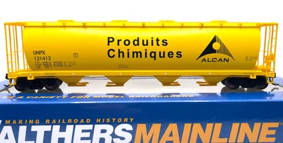 HO WALTHERS MAINLINE 910-7868 59' CYLINDRICAL HOPPER ALCAN UNPX # 121412 - Image 1 of 2