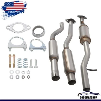 Fits For 2008-2011 Mitsubishi Lancer catalytic converter & resonator 2.0L  2.4L - Image 1 of 4