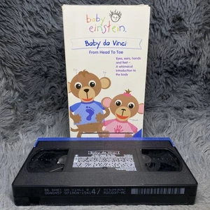 Baby Einstein Baby da Vinci From Head to Toe VHS Tape 2004 Educational Kids Rare - Picture 1 of 9