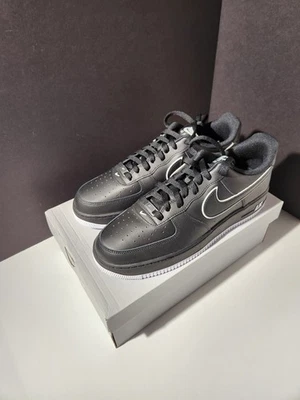 Nike Air Force 1 Low '07 Black White Sole (2023) Men's Size 12 DV0788-002 - Image 1 of 4