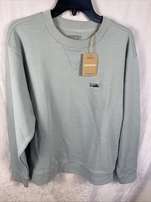 NUEVO CON ETIQUETAS Patagonia Daily Sudadera Cuello Redondo Pullover Térmico Azul Para Hombre Mediana $99 Foto 1 de 4