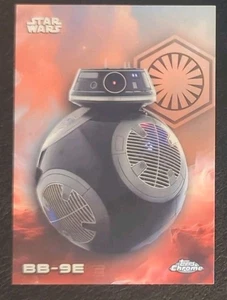 2025 Topps Chrome Star Wars BB-9E Rainbow Refractor Parallel #105 - Picture 1 of 2