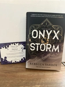 Onyx Storm by Rebecca Yarros - Unsigned Fairyloot Special Edition - Imagen 1 de 10