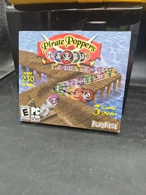 Pirate Poppers PC CD-ROM Game SEALED 230 levels 2006 - Image 1 of 4
