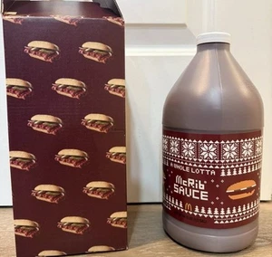 McRib Sauce Half Gallon Mcdonalds - Limited to 500 Bottles (check Photos) - Picture 1 of 4