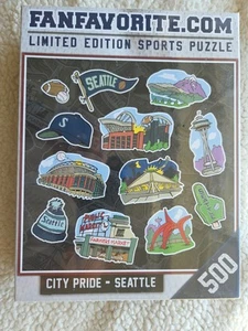 Puzzle 500 pezzi City Pride Seattle nuovo preferito dai fan sport sigillato. - Foto 1 di 2