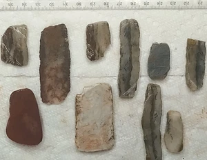 Lot of Scott's Bay Nova Scotia Mineral Crystals Agate 10 slices unpolished - Foto 1 di 13