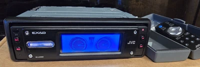 JVC KD-LHX502 FACE OFF CAR CD PLAYER SYSTEM,TOUCH SCREEN OLD SCHOOL HEAD UNIT. - Image 1 of 4