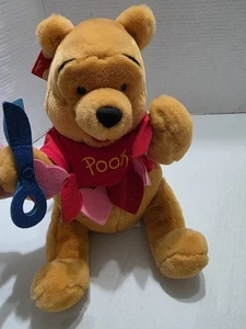 NWT Vintage Winnie The Pooh Cutting out Valentine Hearts Collectible 13" Plush  - Picture 1 of 14