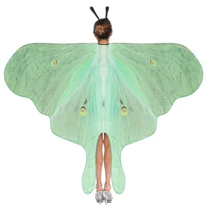 Yinder 2 Stück Halloween Mottenflügel Kostüm Schmetterling Schal Mottenflügel Cape Kosten... - Bild 1 von 6