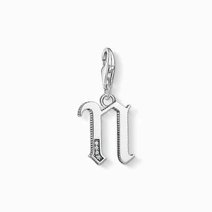 Thomas Sabo Sterling Silver Gothic Letter Charm Pendant - Picture 1 of 1