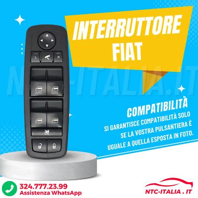 Fiat Freemont 11-15 Pulsantiera✨interruttori alzacristalli lato guida  - Immagine 1 di 4