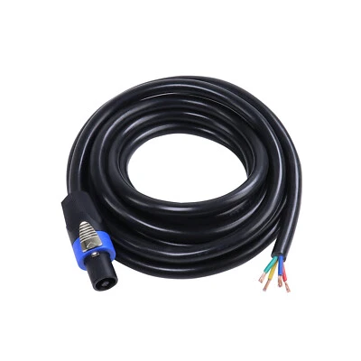 4 Wire Speakon Cable Various Length Pro PA DJ Chuchero Box Speaker Tweeters Mids - Image 1 of 4