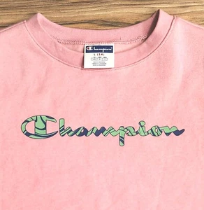 NEW Champion Crewneck Sweatshirt Pullover Pink Size Large NWT!! - Picture 1 of 6