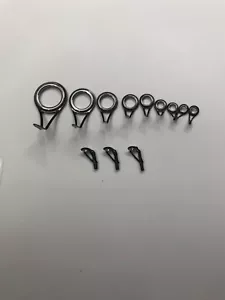 Black frame, Silver ring 12pc. Spinning guide set. Single foot. - Picture 1 of 1