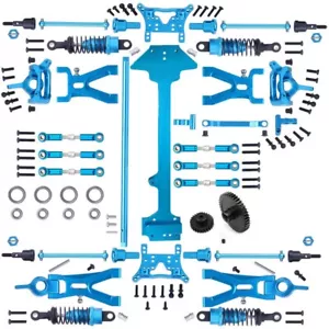 WLtoys Full Metal Upgrade Suspension Chassis Kit A949 A959B A969 A979B K929 1/18 - Foto 1 di 3