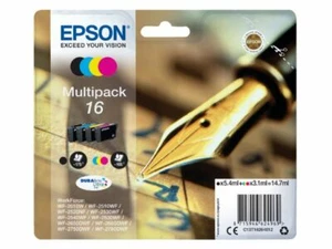 Epson 16 4 Farben Tintenpatrone Multipack ‐ (T1626 Stift & Kreuzworträtsel) Brandneu - Bild 1 von 1