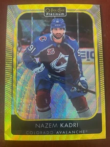 21-22 O-PEE-CHEE PLATINO AMARILLO NEÓN OLEADA - NAZEM KADRI #97 AVALANCHA - Imagen 1 de 1