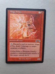 Mage il-Vec, MTG Exodus (1998), Common Red Creature NM - Picture 1 of 2