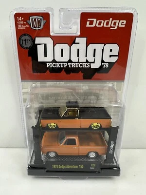 Rare M2 Machines Auto-Lift 1978 Dodge Adventurer 150 Truck Chase Orange 1/750 - Image 1 of 3