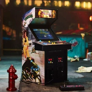 Official TMNT – Turtles in Time Quarter Size Arcade Cabinet-Exclusive Signed CE - Picture 1 of 8