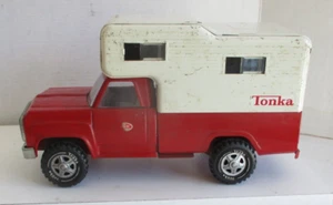 Vintage 1960s Dodge Tonka Red & White Camper Truck - Picture 1 of 7