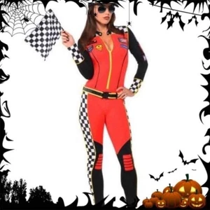 Neu ohne Etikett Halloween Kostüm Rassiger Fahrer Erwachsene M " - Bild 1 von 12